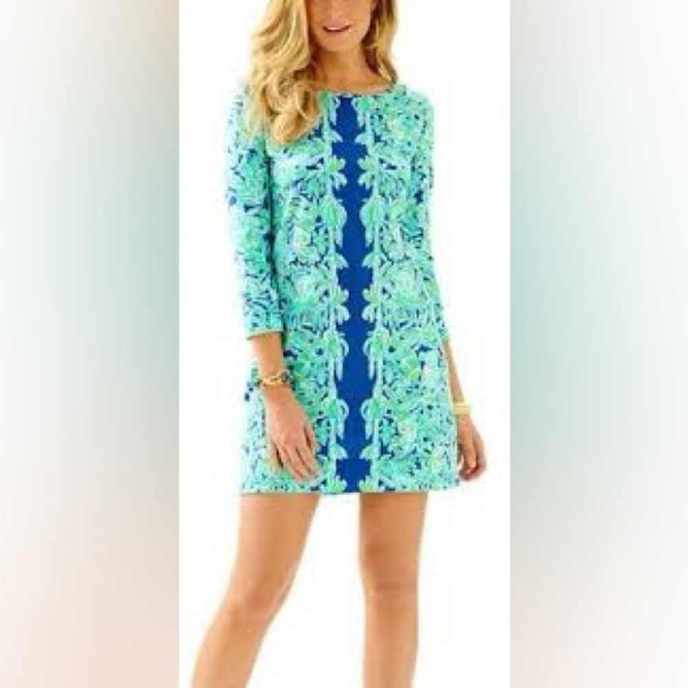 Lilly Pulitzer Women’s Marlowe T-shirt Mini Dress S “Koala of the Wild" Green